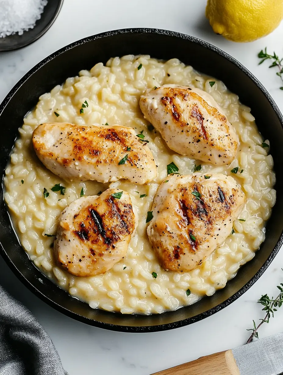 Un bol de pollo con arroz y queso parmesano.