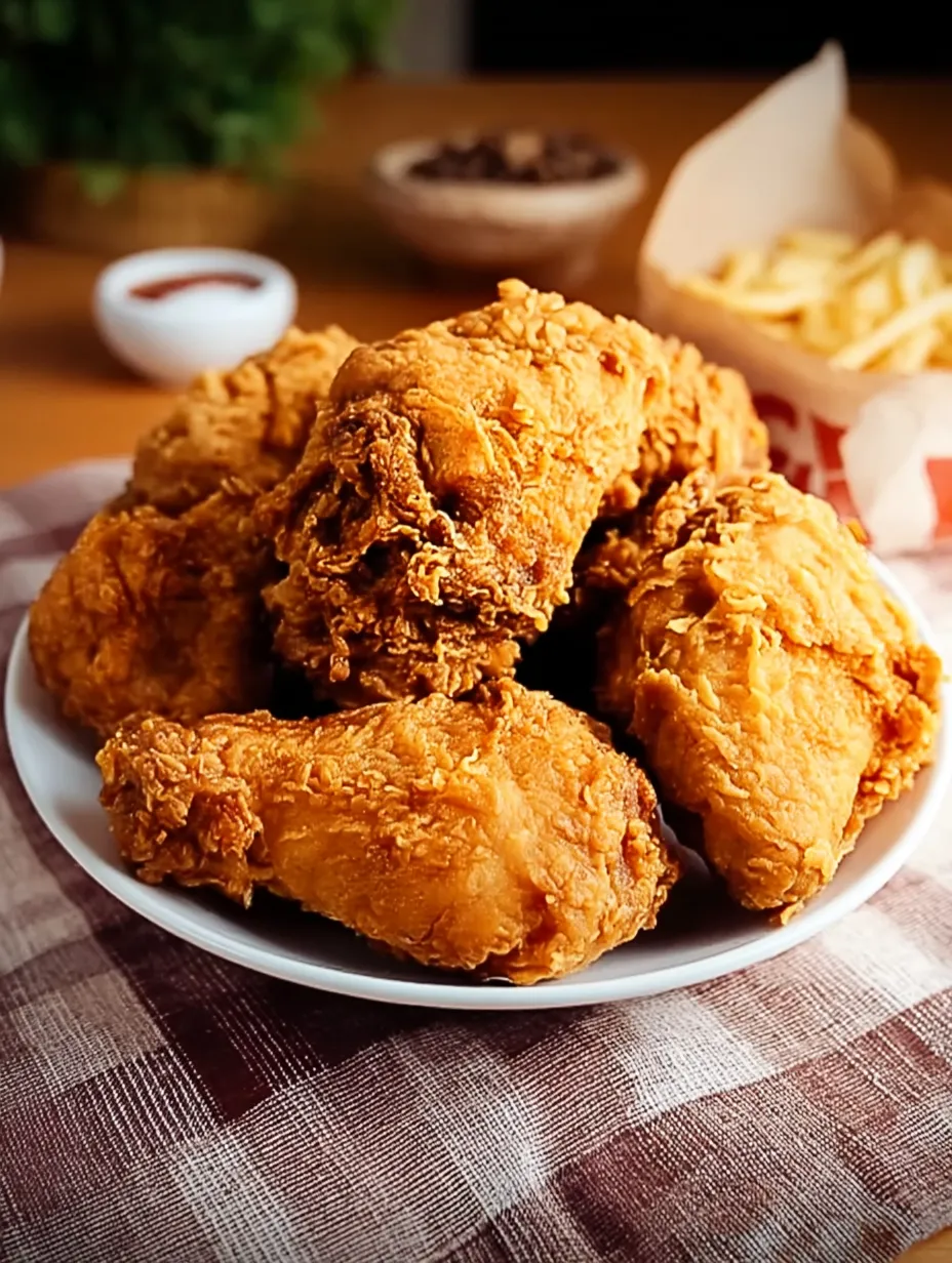 Un plato de pollo frito.
