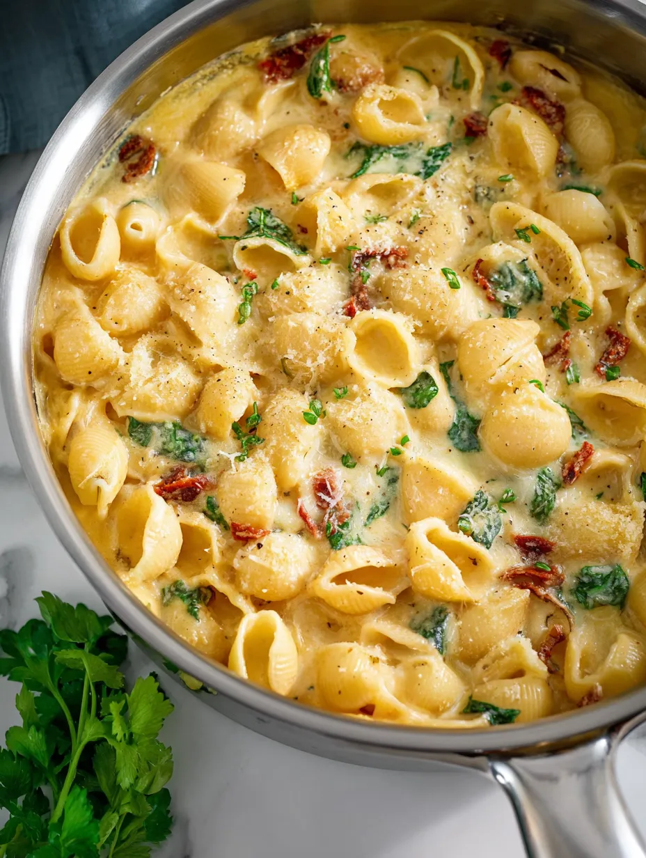 Un bowl de pasta con queso y hierbas.