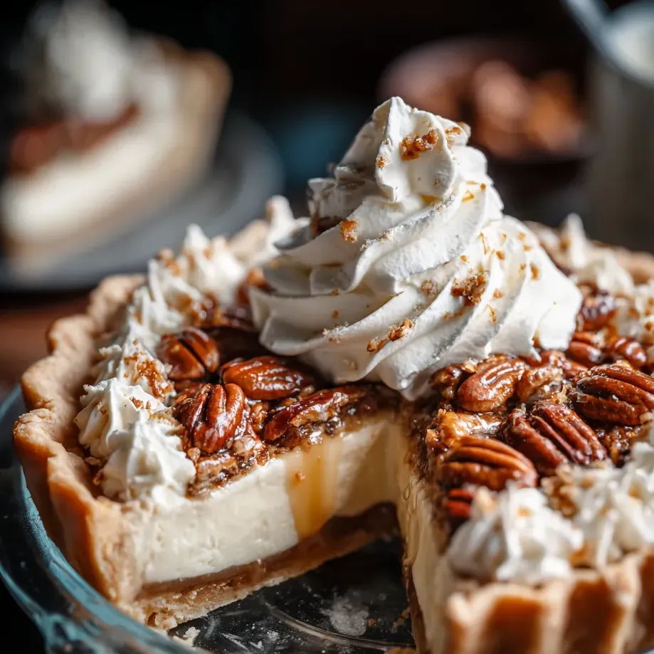 Un trozo de tarta con nata montada arriba.