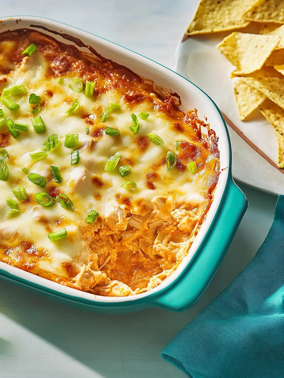Un plato de dip texano con queso.