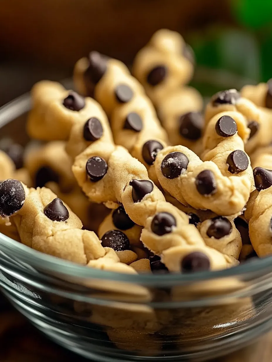 Un tazón con receta de trenzas de masa con chispas de chocolate.