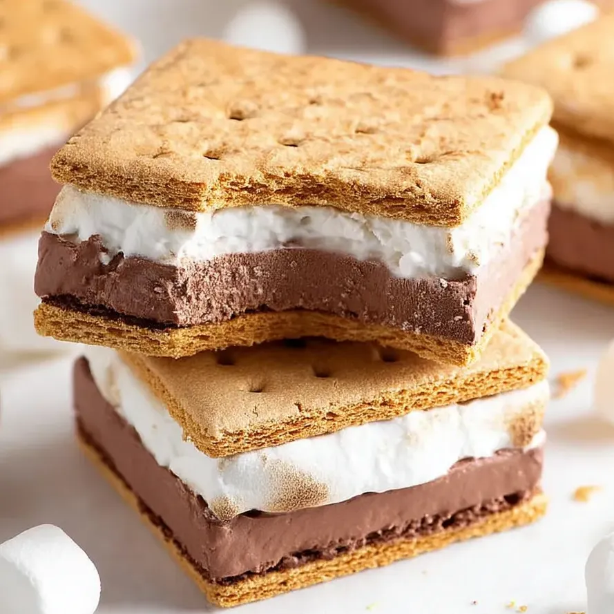 Una delicia helada de s'mores congelados.