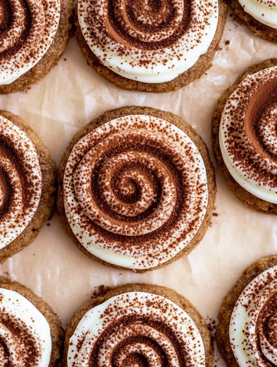 Deliciosas galletas de tiramisu.