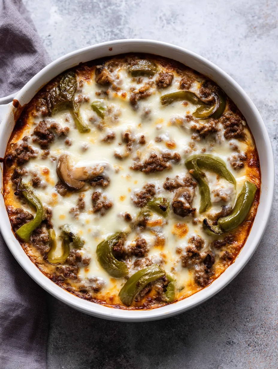Un tazón de comida con pizza sin masa.