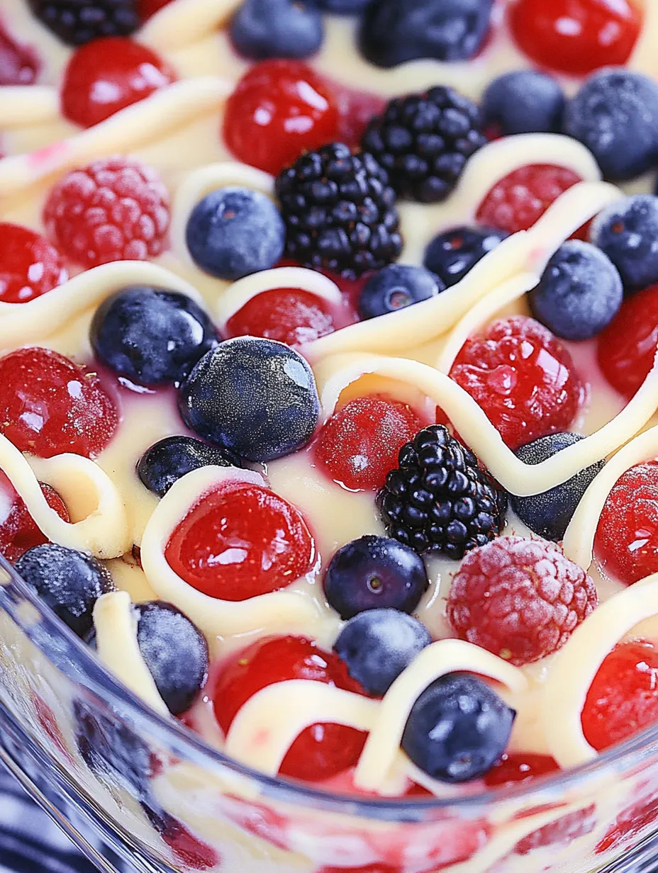 Un bol con frutas y crema.