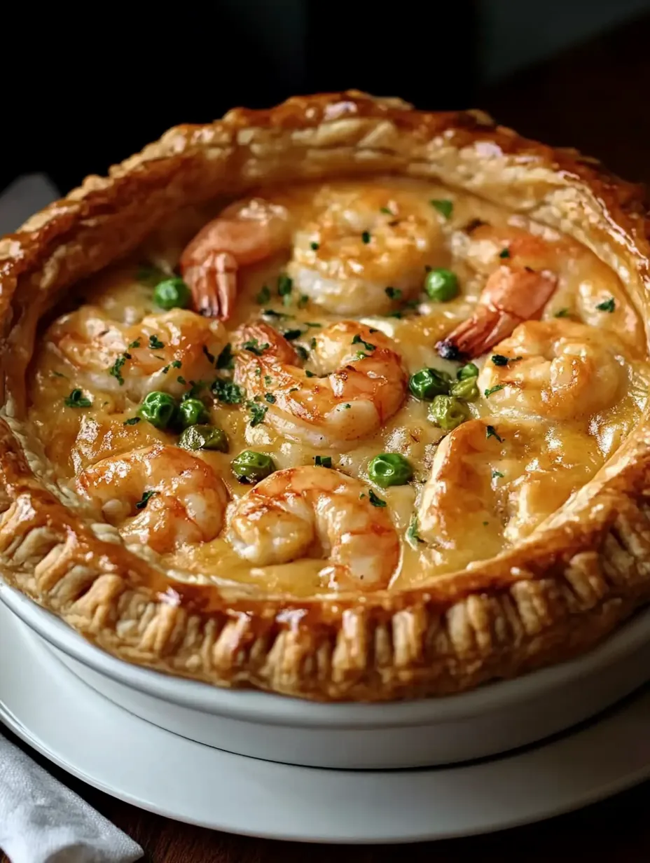 Un pastel de mariscos cajún servido en un bol blanco.