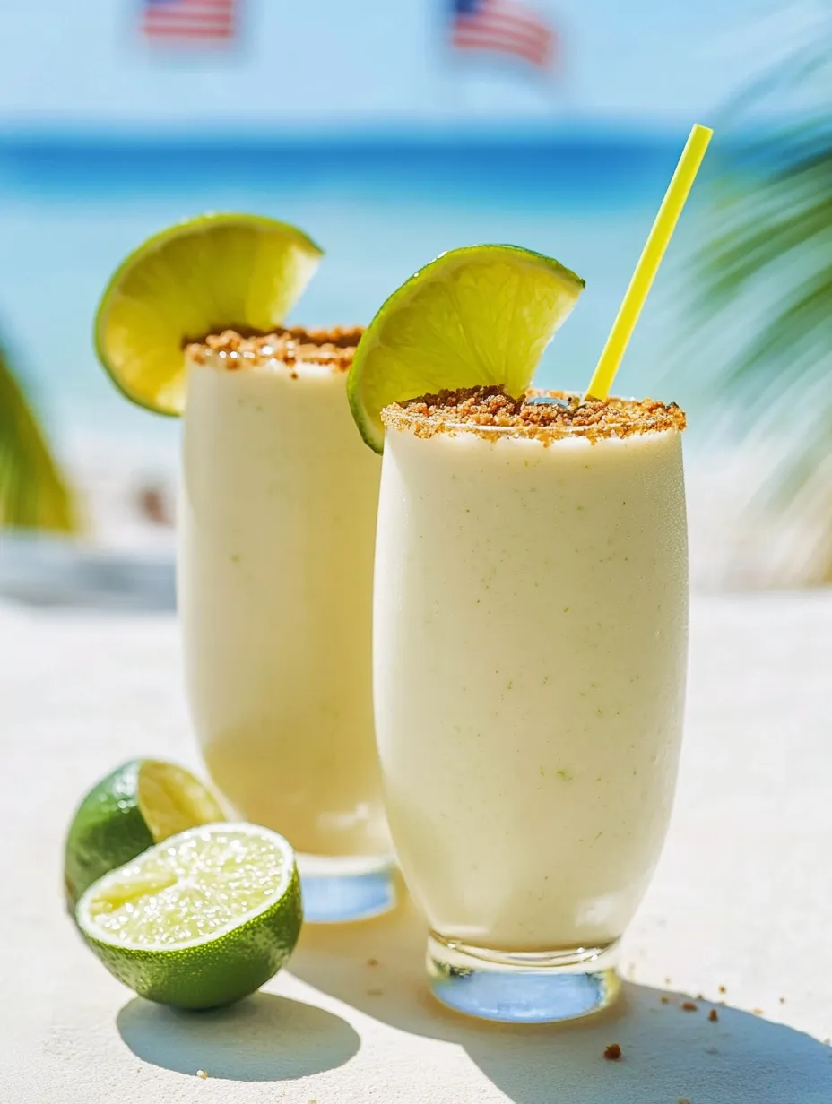 Dos vasos del batido saludable de limón.
