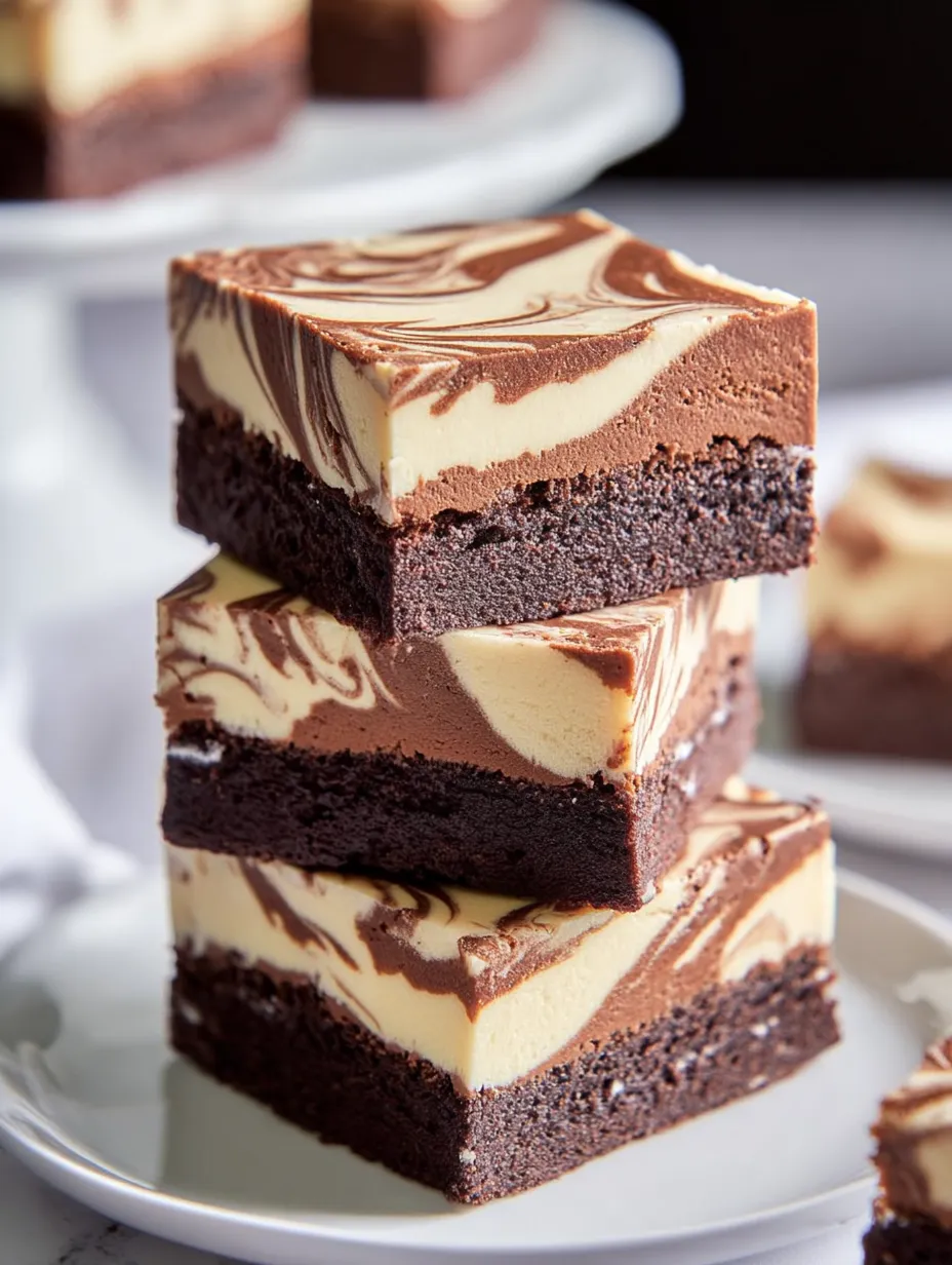 Tres pedazos de pastel de chocolate con cobertura blanca.