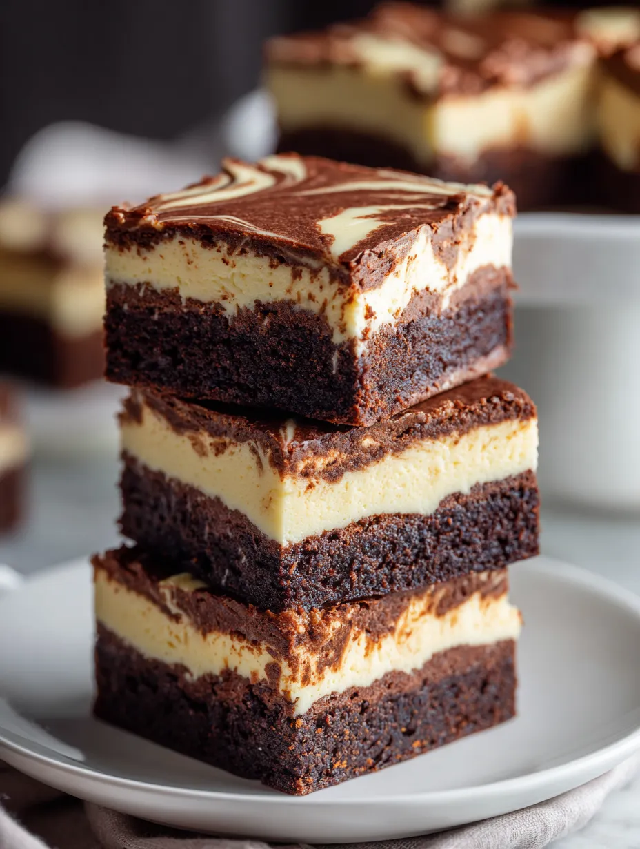 Tres capas de pastel de chocolate apiladas en un plato.