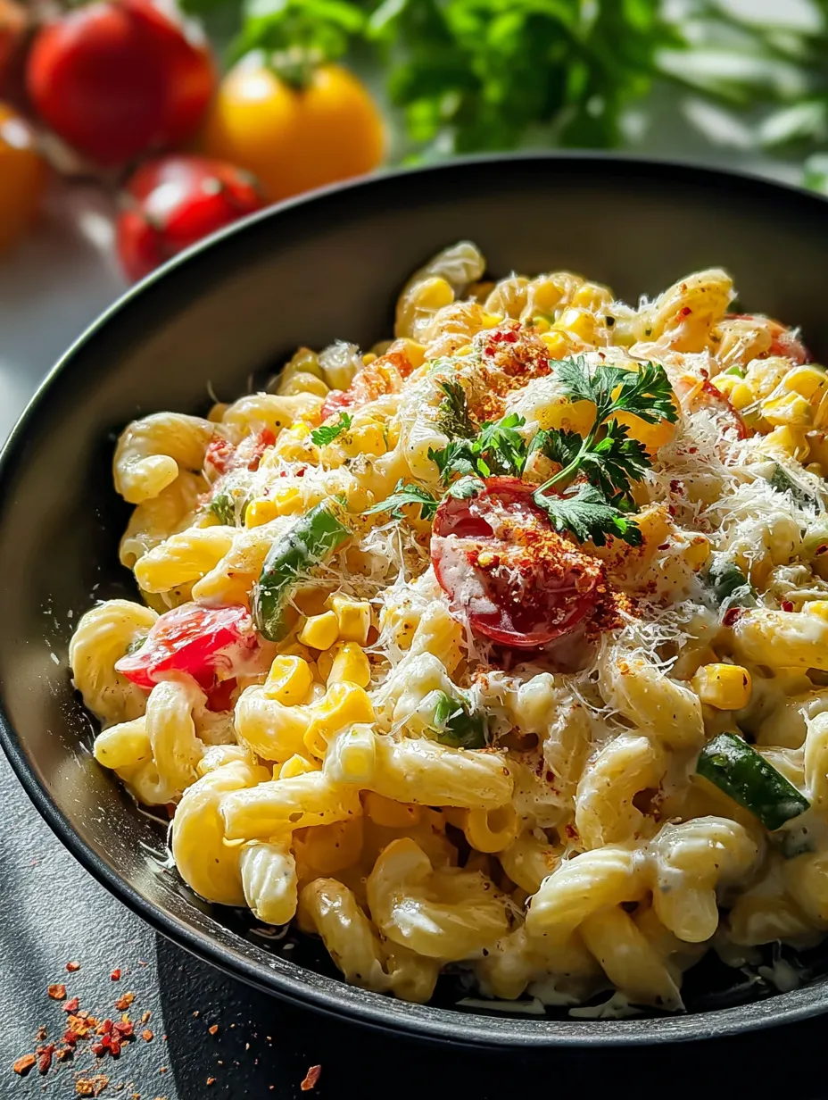 Un bol de pasta con tomatitos y queso.