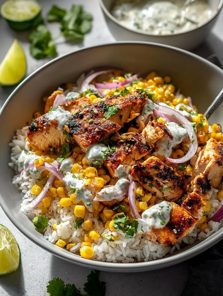 Un bowl de arroz con carne y verduras.