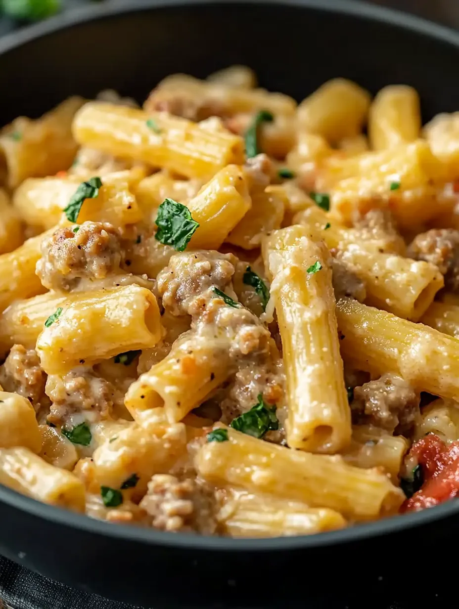 Un cuenco de pasta con carne y verduras.