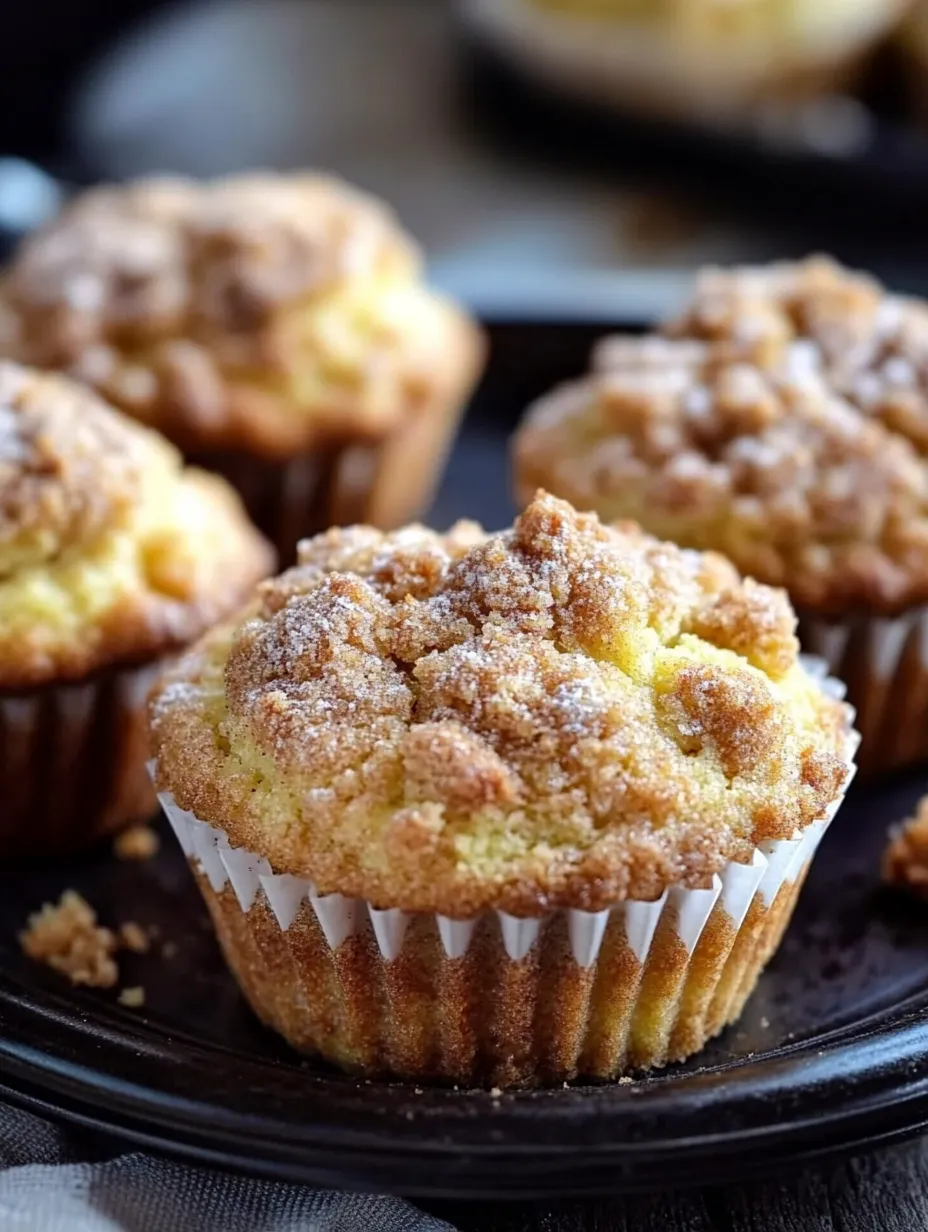 Un muffin con cobertura de azúcar moreno.