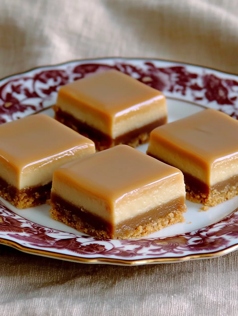 Un plato con postres en cuadritos.