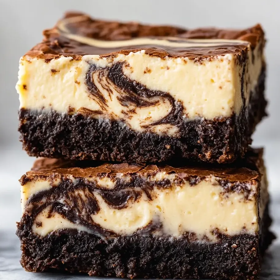 Un trozo de pastel de chocolate con remolino de chocolate y vainilla.