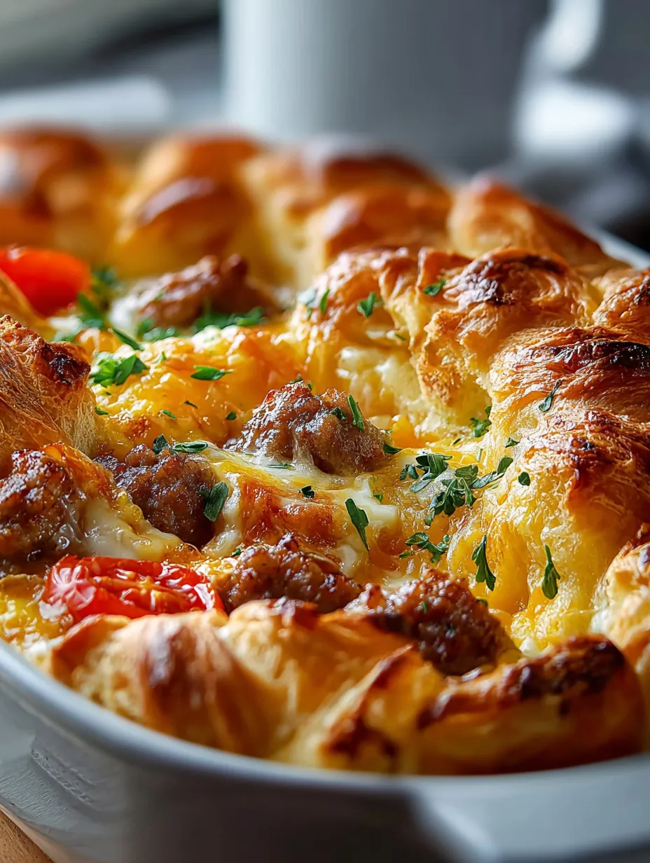 Plato horneado con carne y queso.
