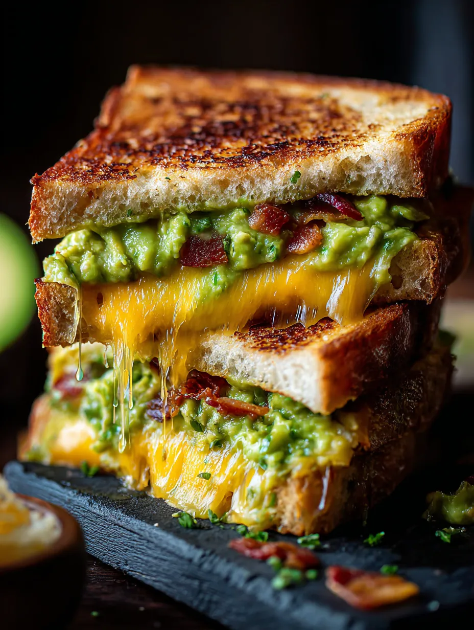Una pila de sándwiches de queso derretido.