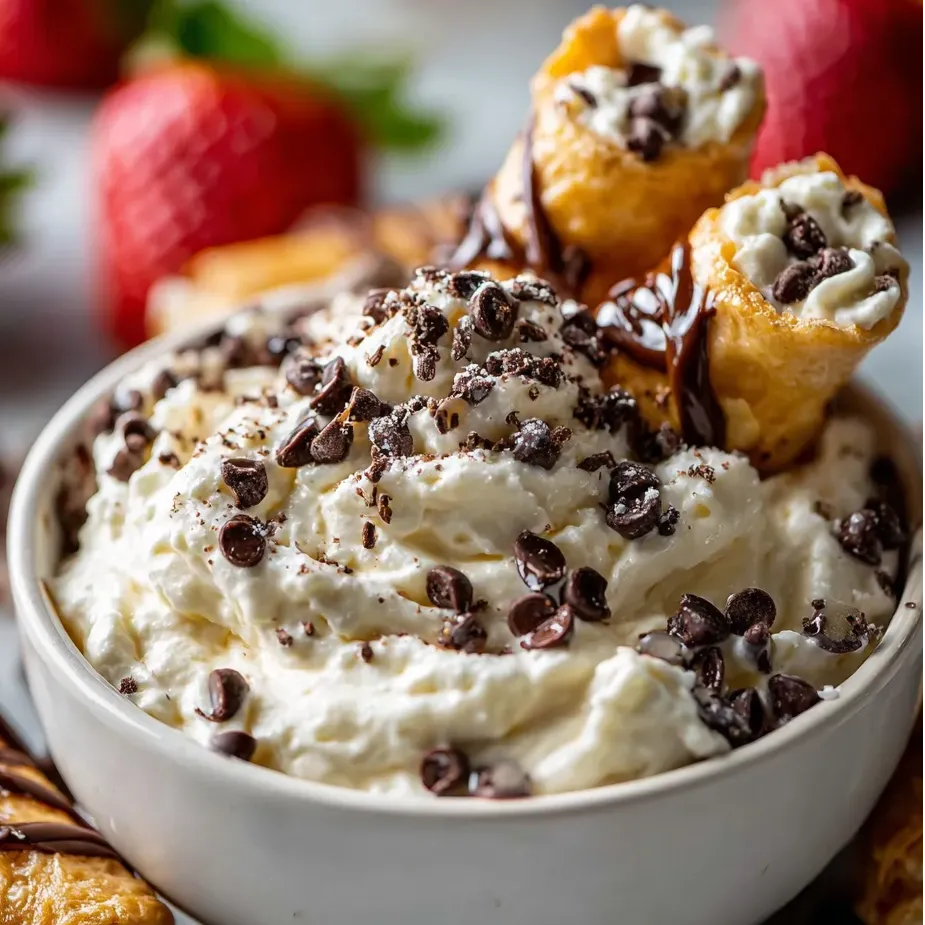 Un tazón con chocolate y fresas.