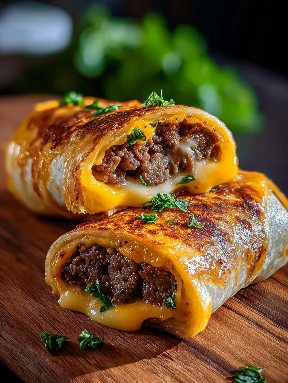 Dos sándwiches sobre mesa de madera.