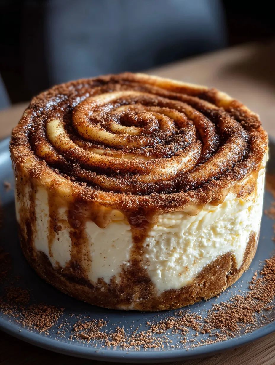 Un pastel con remolino de caramelo y vainilla.