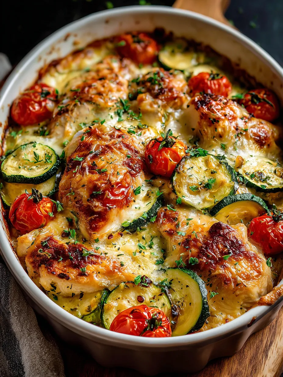 Un plato con pollo y verduras.