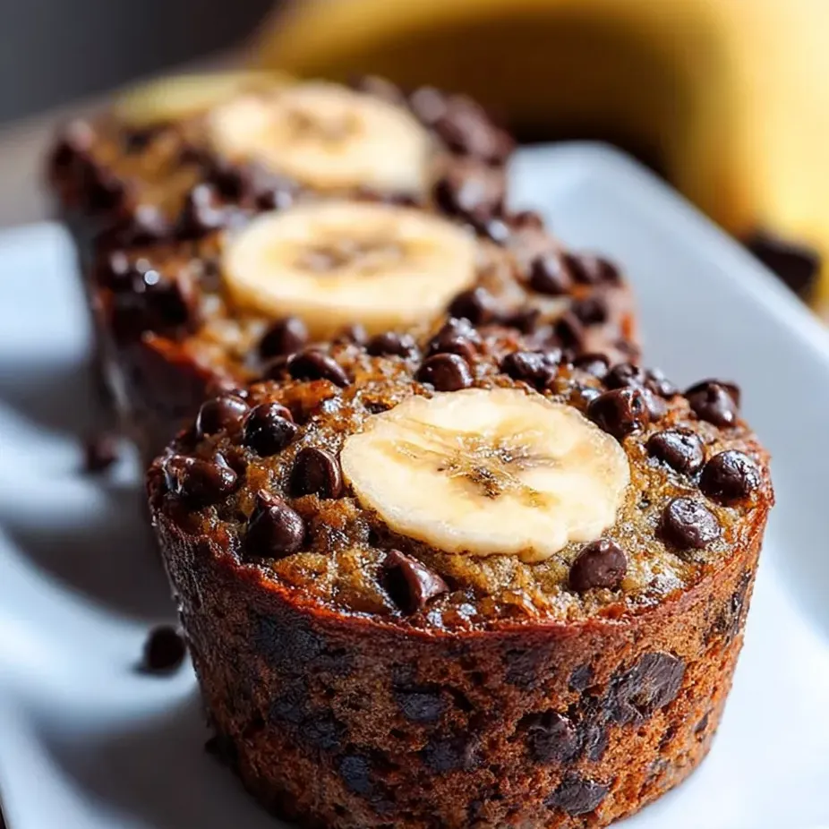 Tajada de pan de plátano con chocolate.