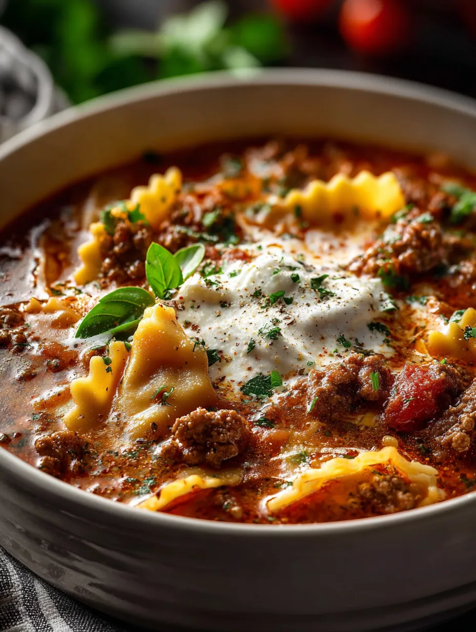 Plato hondo de pasta con salsa de carne.