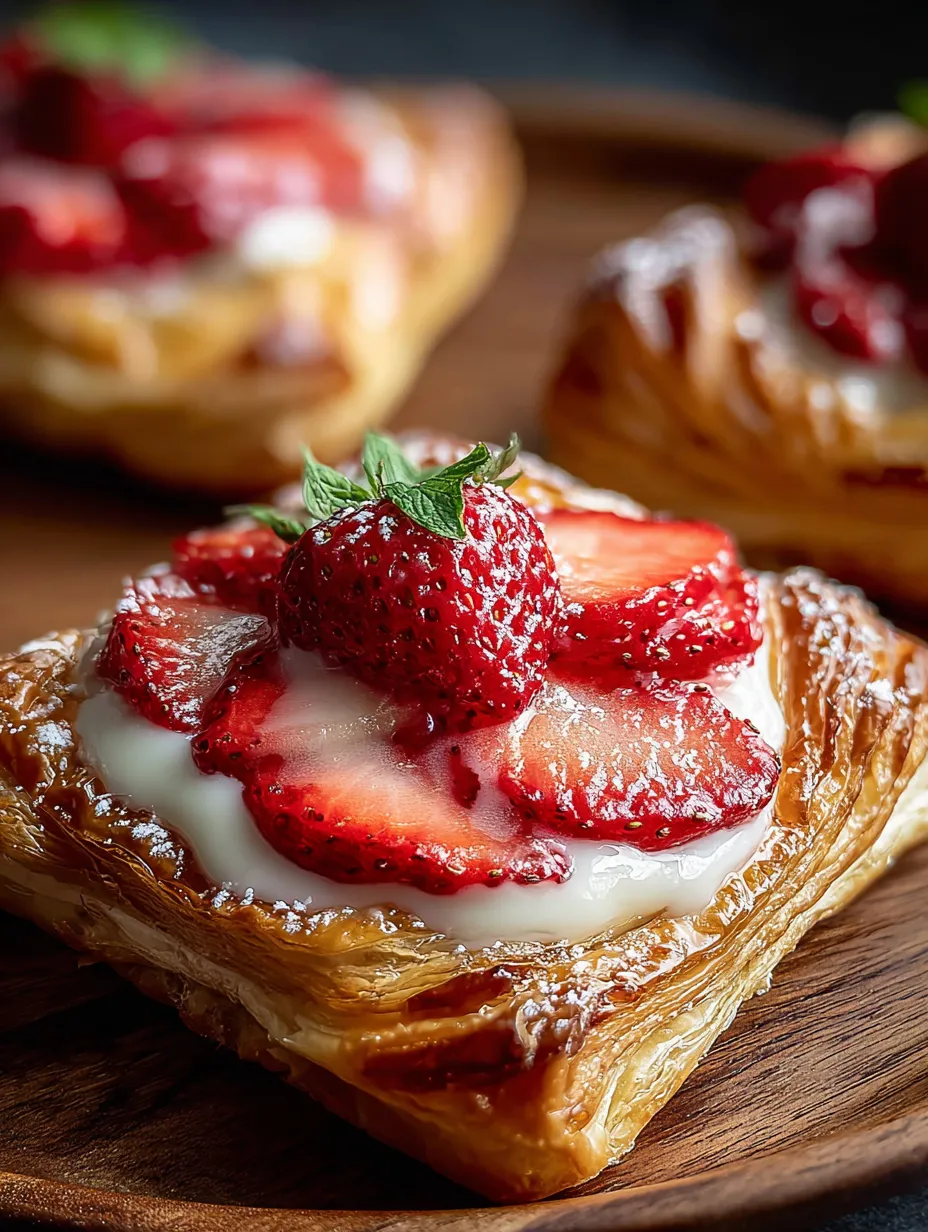Un pastel con una fresa arriba.