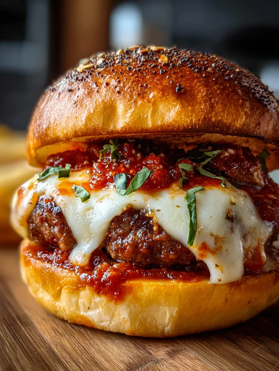 Un acercamiento de hamburguesa con queso y salsa de tomate.