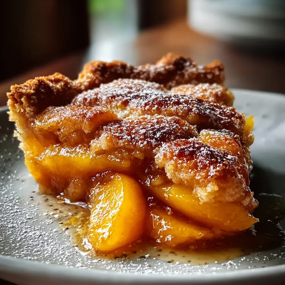 Porción de pastel con corteza dorada y relleno amarillo.