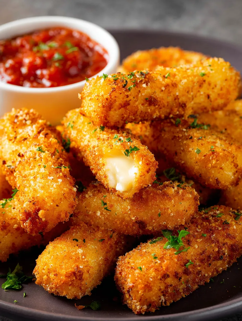 Un plato de fritos con una salsa para mojar en un bol.