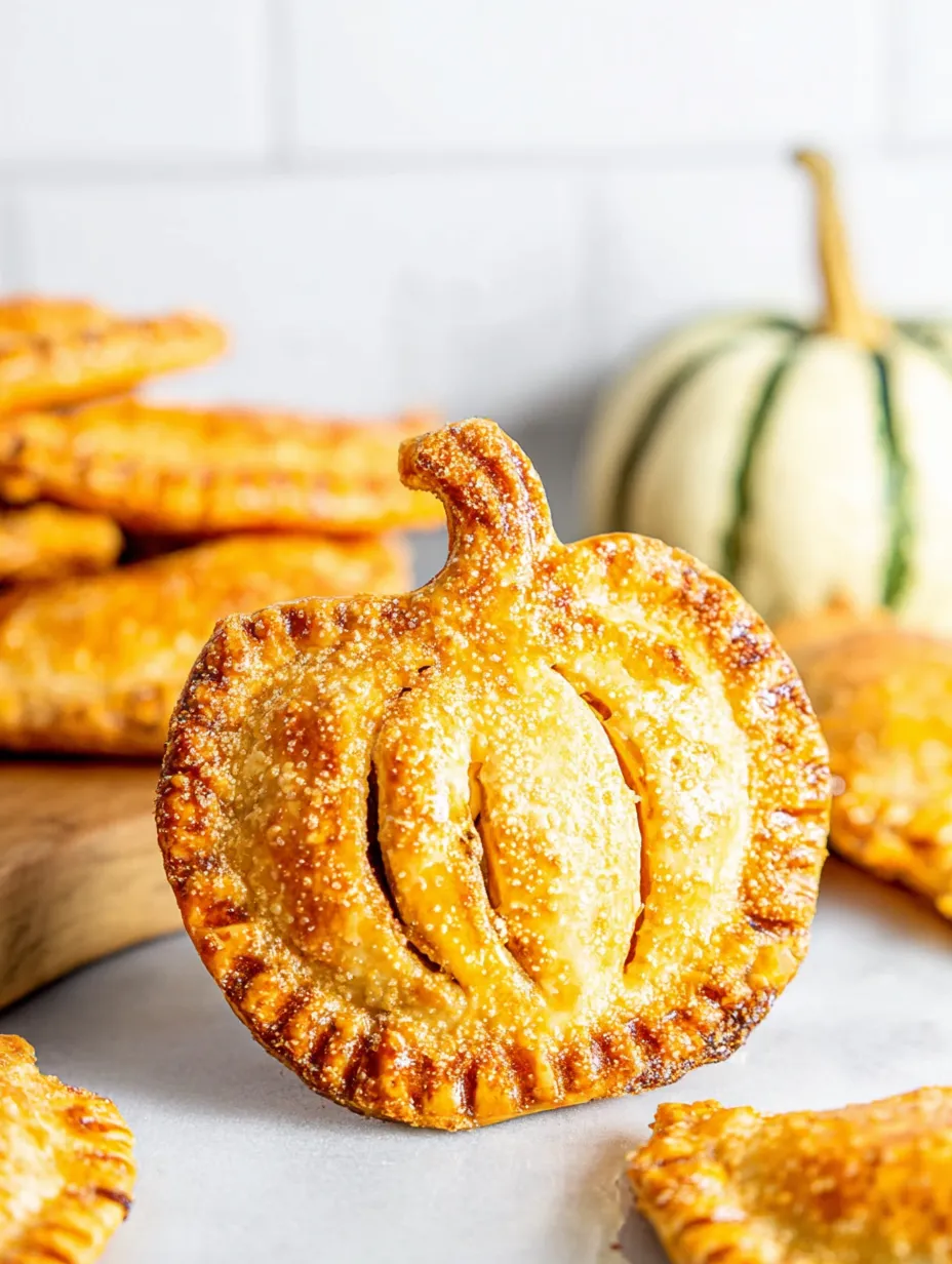 Un pastelito de calabaza con costra dorada.