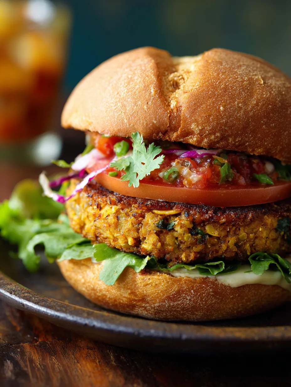 Hamburguesa con tomate, lechuga, kétchup y mayonesa en pan tostado.