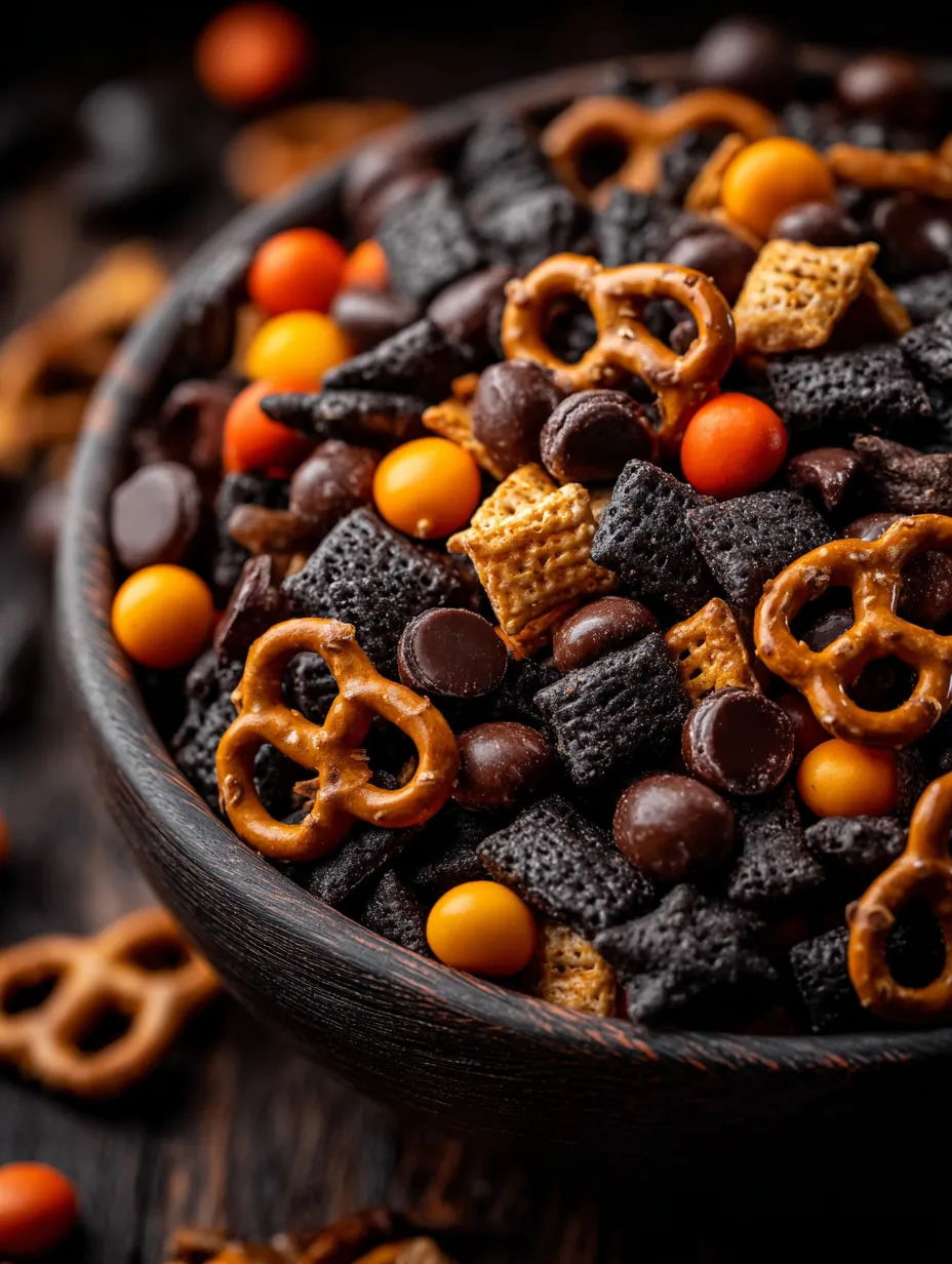 Bowl con un mix que tiene chocolate, frutos secos y especias.