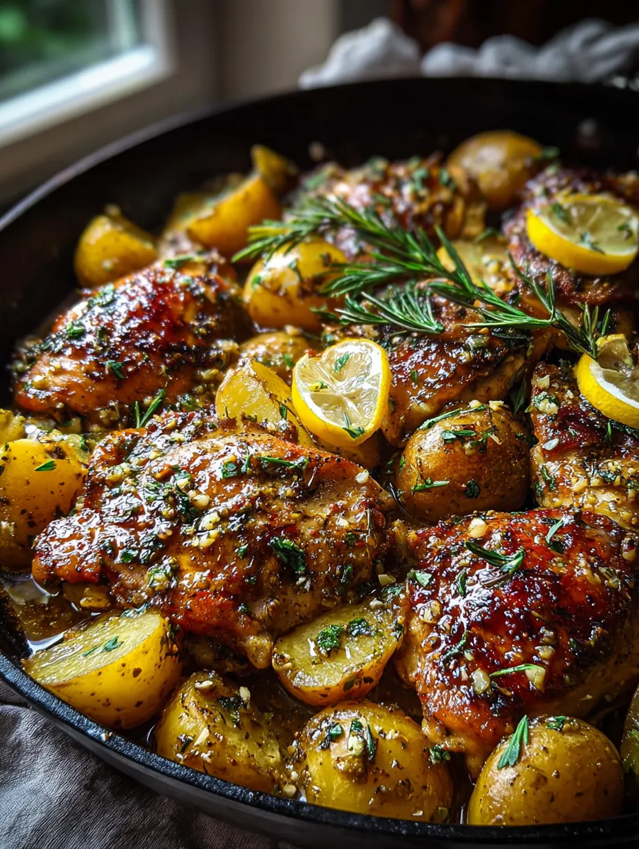 Un sartén negro con cebollas, semillas de cebolla, carne y verduras.