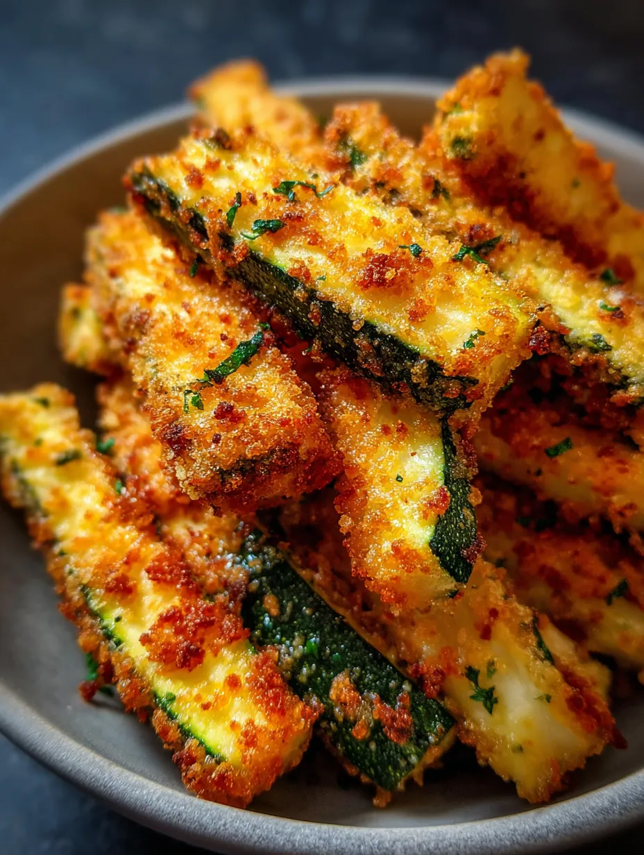 Un bol de fundición con tiras de calabacín y queso.