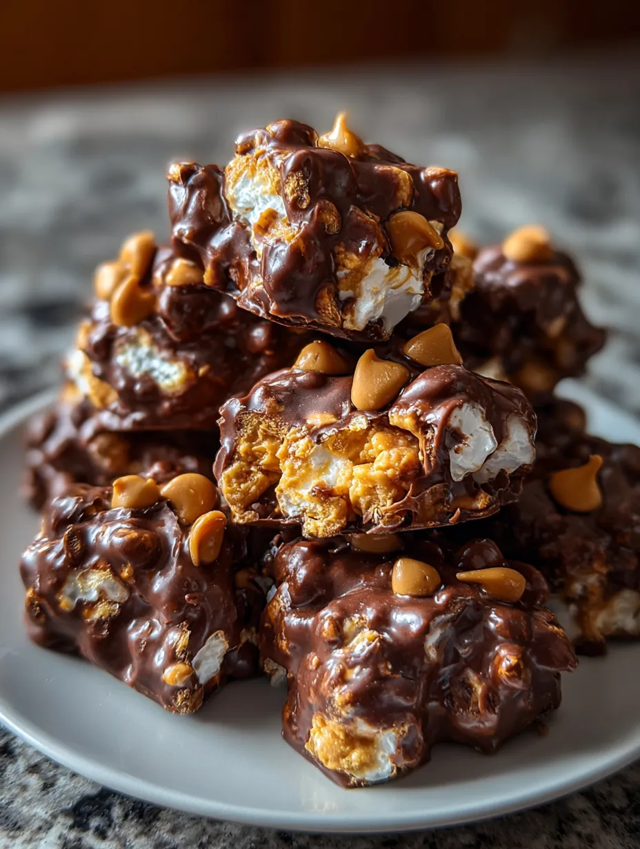 Una bandeja con bolas de chocolate decoradas con nueces y malvaviscos.