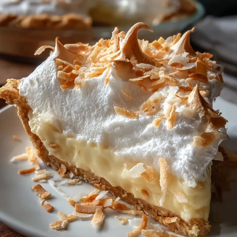 Un pedazo de tarta de queso blanco con bolitas dulces sobre un plato blanco.