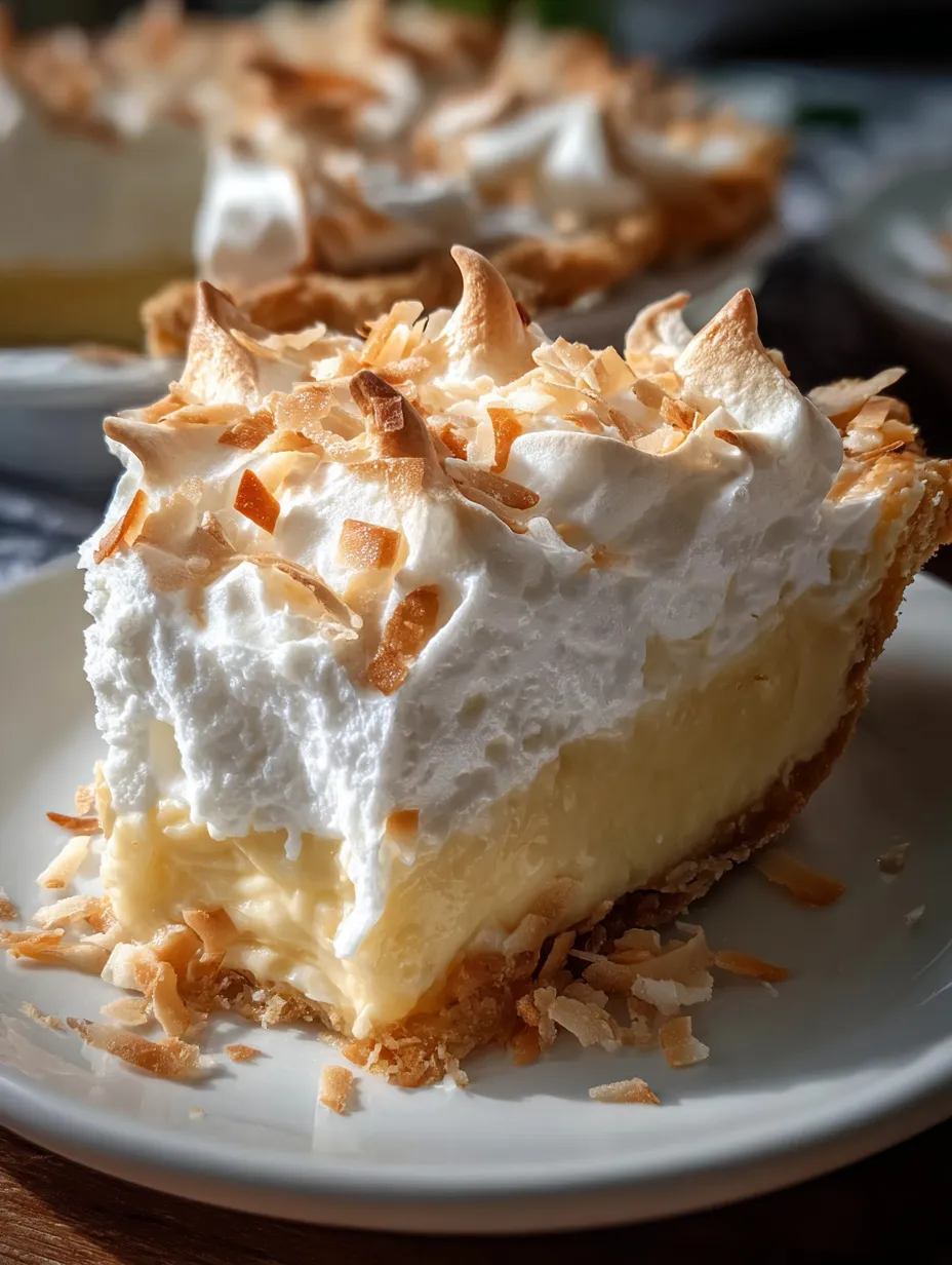 Un trozo de queso con textura de coco sobre plato blanco.