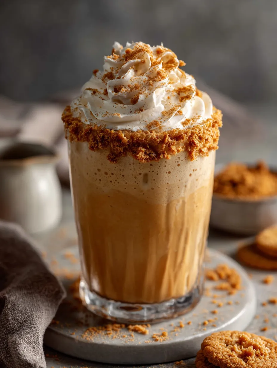 Vaso servido con nata de coco, azúcar y chocolate por encima.