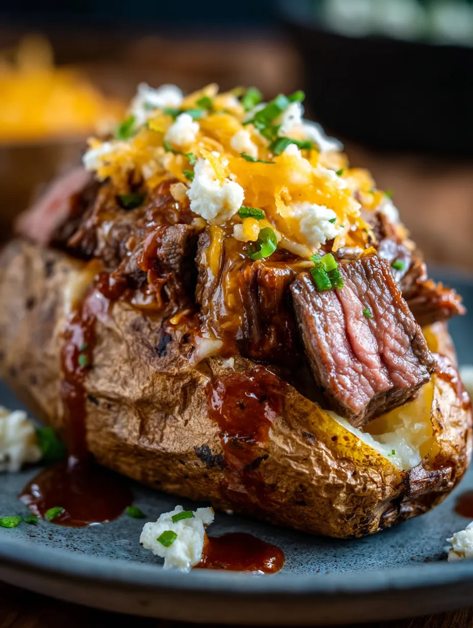 Un filete a la parrilla con salsa en el plato.