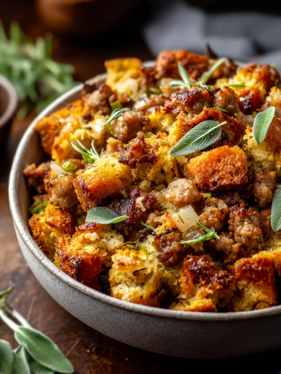 Un bowl pequeño con pan tostado, carne y cebolla.