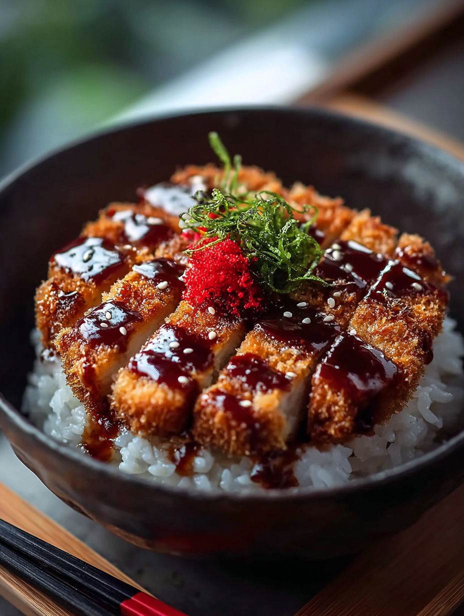 Un bowl con comida y cebolla morada encima.