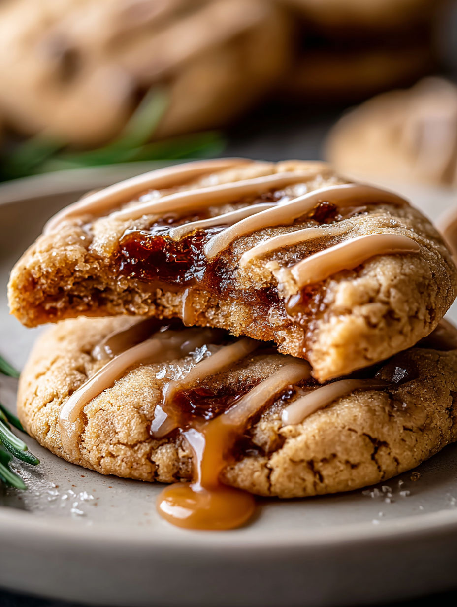 Galletas de azúcar moreno con maple y glaseado