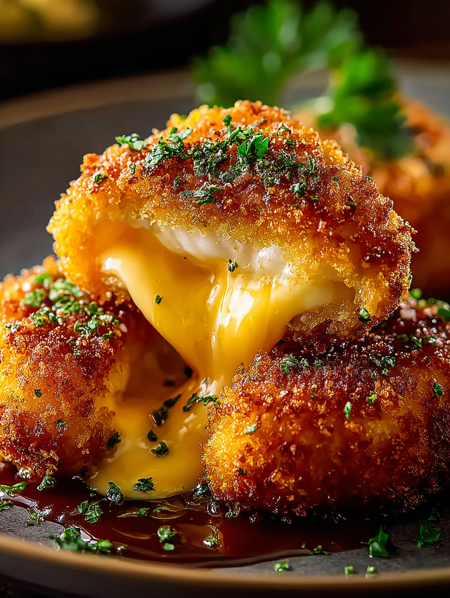 Pollo crujiente con queso cheddar