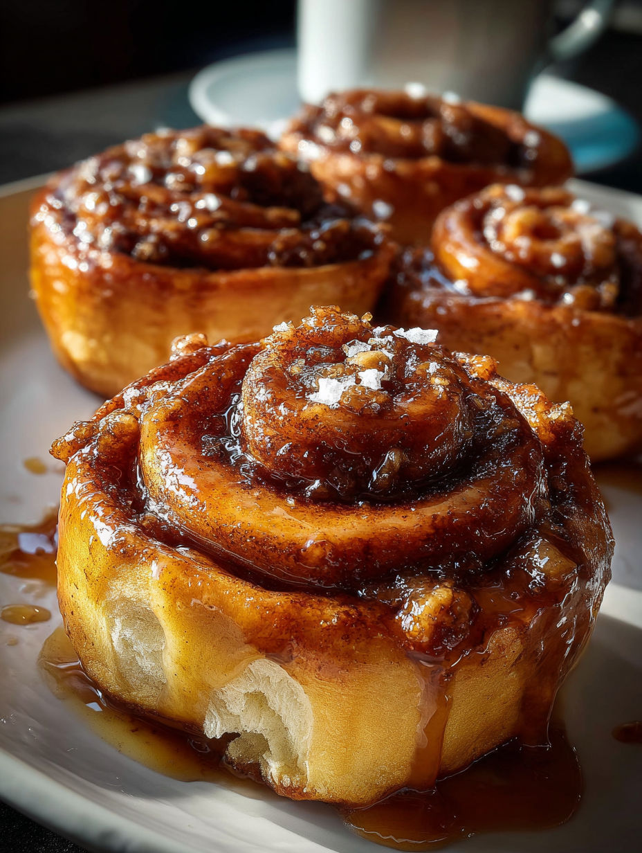 Rollos suaves con canela y café.