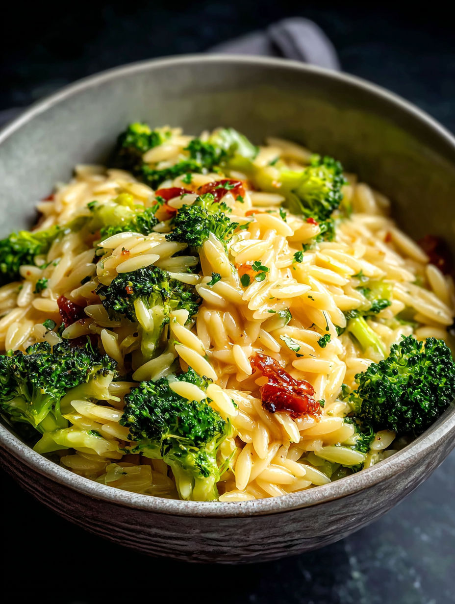Un tazón con arroz y brócoli.