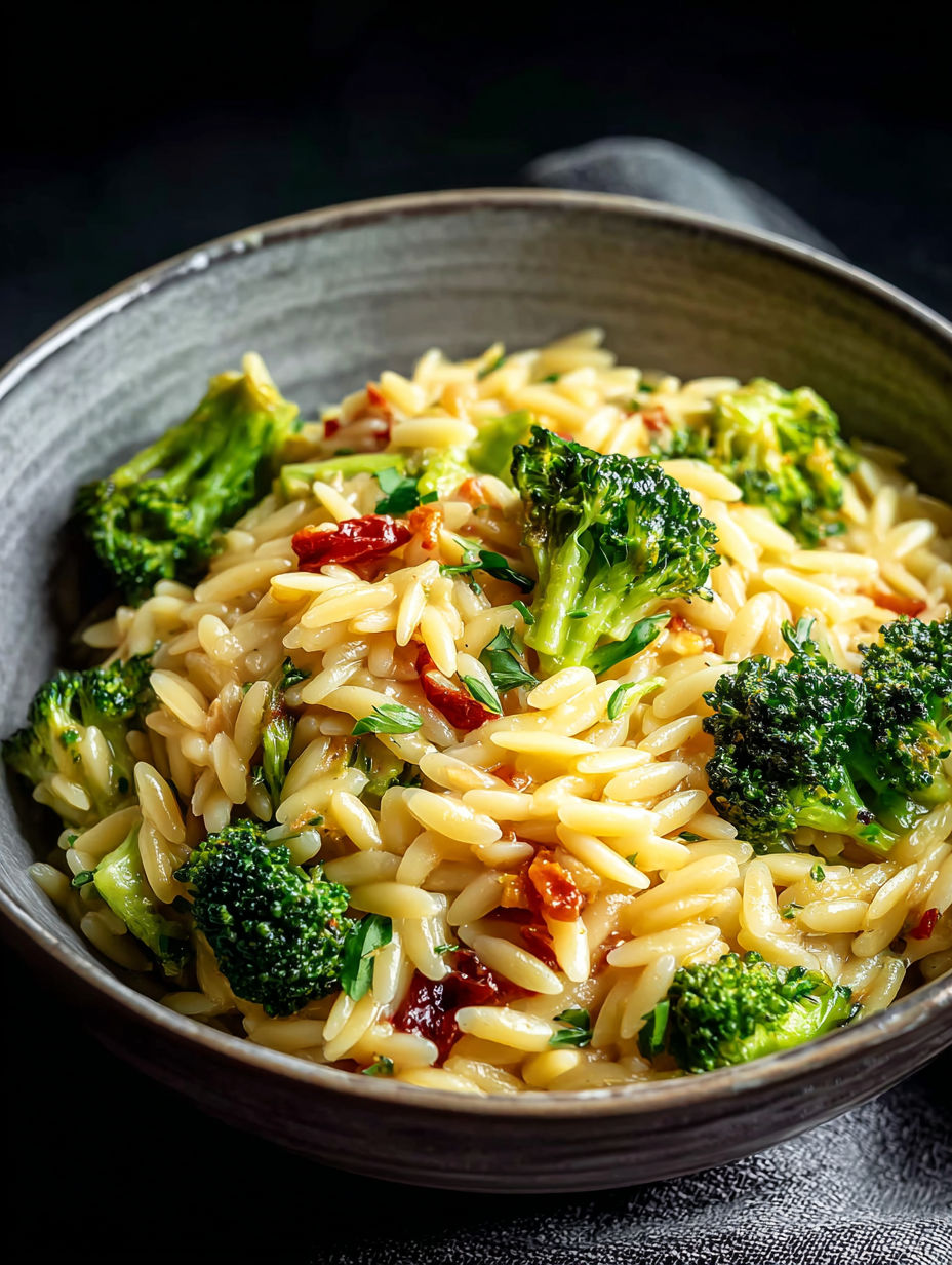 Un tazón con arroz y brócoli.