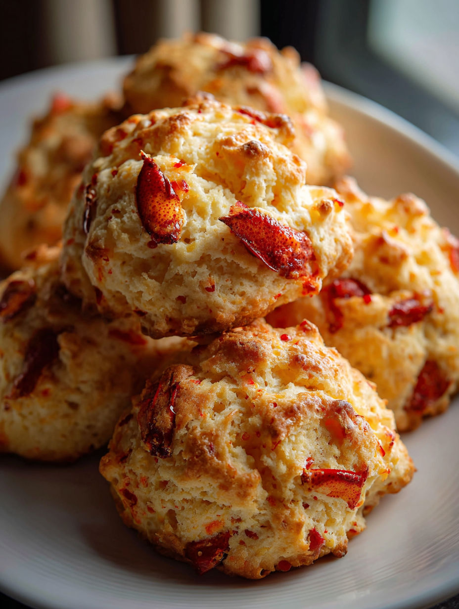 Un plato con galletas deliciosas.